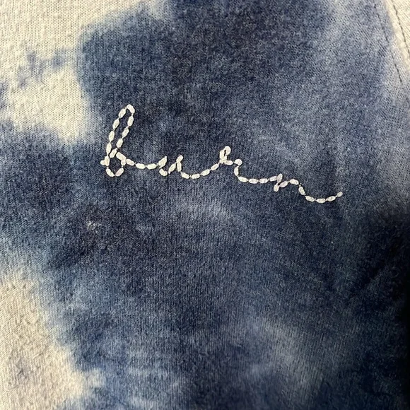 Blue Tie-Dye Women's Burn Boot Camp Long-Sleeved Top- Size Small - Picture 2 of 4